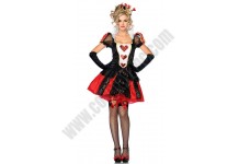 Short Red Queen Costume