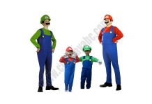 Adult Child Mario Luigi Costume
